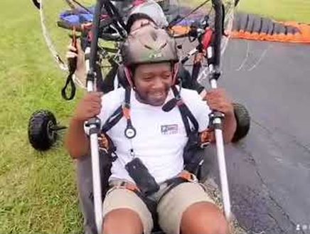Paramotor First Flight Reaction!