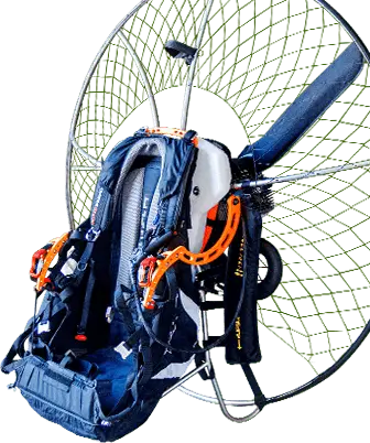 A paramotor rig