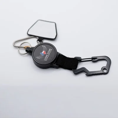 Lone Star Paramotor branded tether keychain accessory.