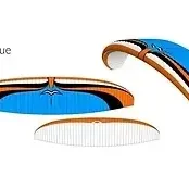 Mac Para Muse 5 Hybrid EN-A Paramotor Wing In Blue Color