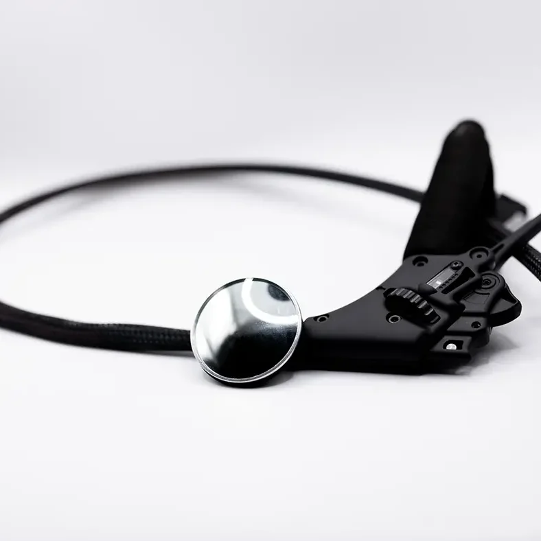A mirror accessory to attach to a paramotor throttle
