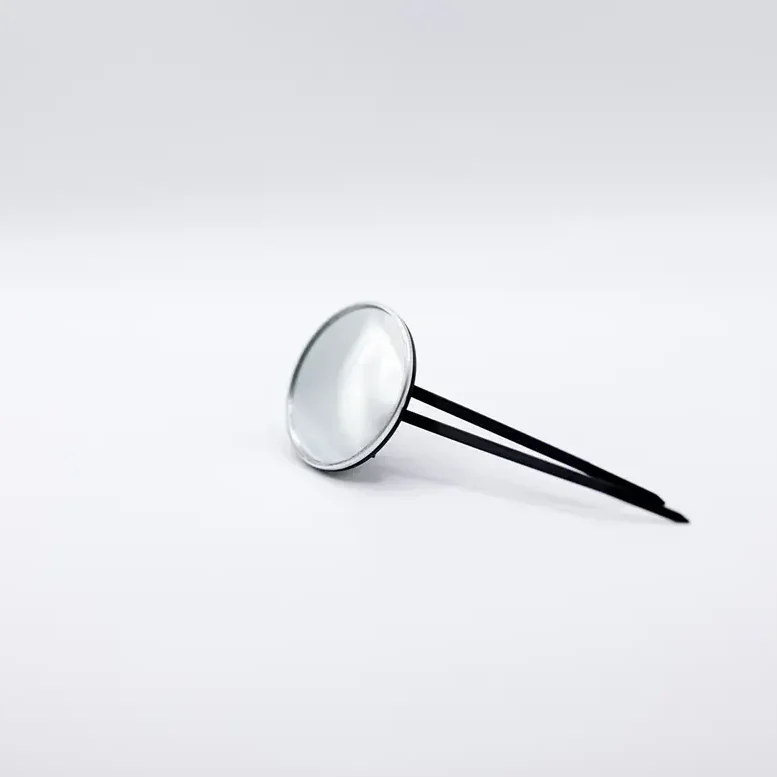 A mirror accessory to attach to a paramotor throttle
