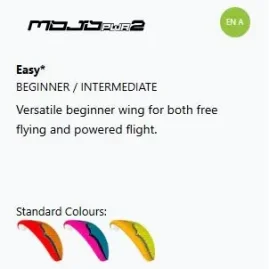 Ozone Mojo PWR 2 paramotor wing overview