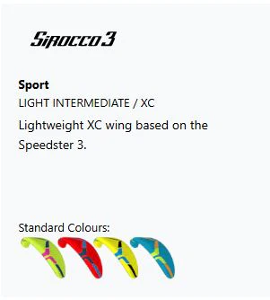 Ozone Sirocco 3 paramotor wing overview