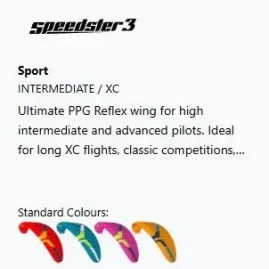 Ozone Speedster 3 paramotor wing overview