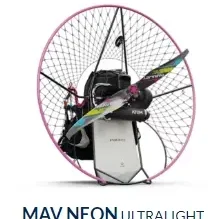 Parajet Maverick Neon Ultralight Paramotor
