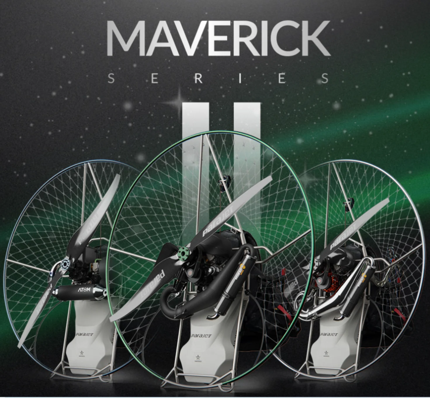 Parajet Maverick 2 Series Paramotors